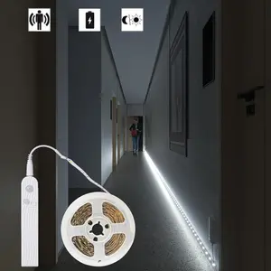 LED Sensor Light Strip without Battery, 1 Roll Battery Required LED Light Strips, Multipurpose SMD Flexible LED Night Light For Home Decor, DIY Decoration, Lighting, Multiple Lengths Available, Led Ambient Light