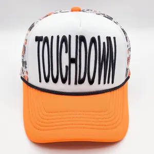 TOUCHDOWN Puff Embroidered HAT/POCKET Patch
