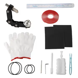 Arc Glass Bottle Cutter DIY Tool Portable Quick Glass Cutting Kit,Square & Round Bottle Cutting Machine with Accessories