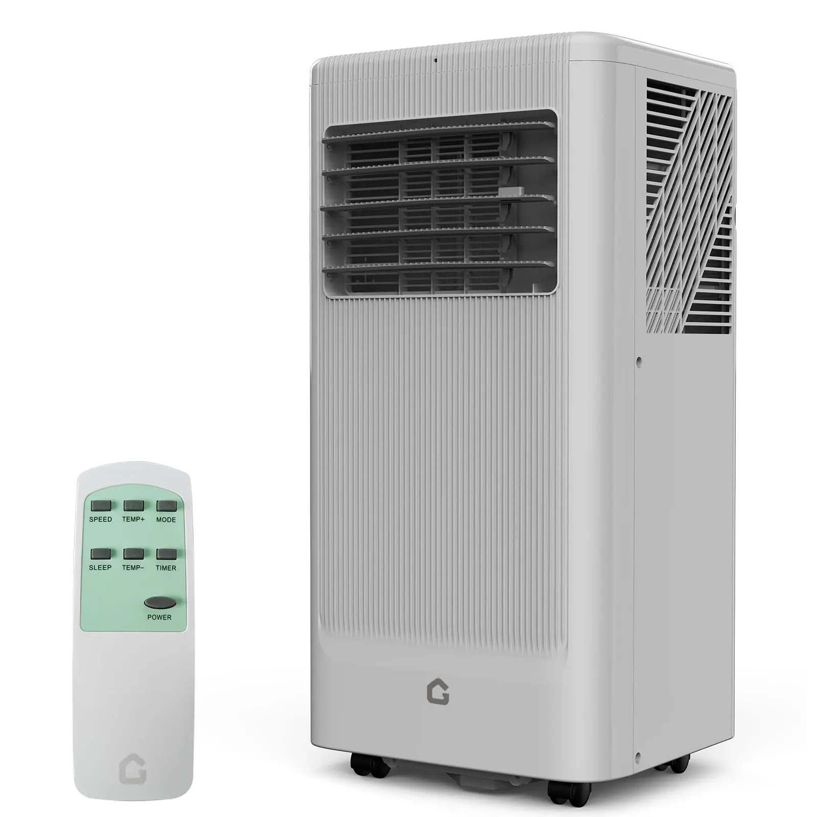 3-in-1 Portable Air Conditioner, 7000/8000 BTU AC for Rooms up to 450 Sq.Ft – Quiet Cooling, Dehumidifier & Fan, Remote, 24H Timer, Sleep Mode – Ideal for Bedroom & Apartment