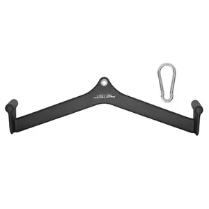 Lat Pulldown Bar Attachment For Cable Machines | Tricep Handle, V-Bar Grip, And Multi-Function Cable Attachment For Home Gym Strength Training, Durable Steel Construction, Ergonomic Non-Slip Handles, Compatible With Most Pulleys