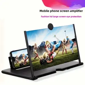 HD 3D Foldable Phone Screen Magnifier Lightweight Portable Design, Instant Cinema Experience for Home, Office, and Travel