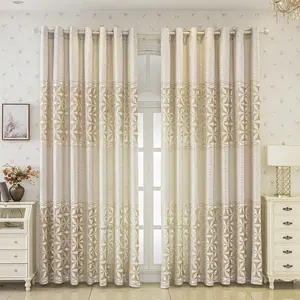 2Pc modern simple milk tea color thickened flannel finished curtains are suitable for bedroom, living room, balcony punching, recommended installation