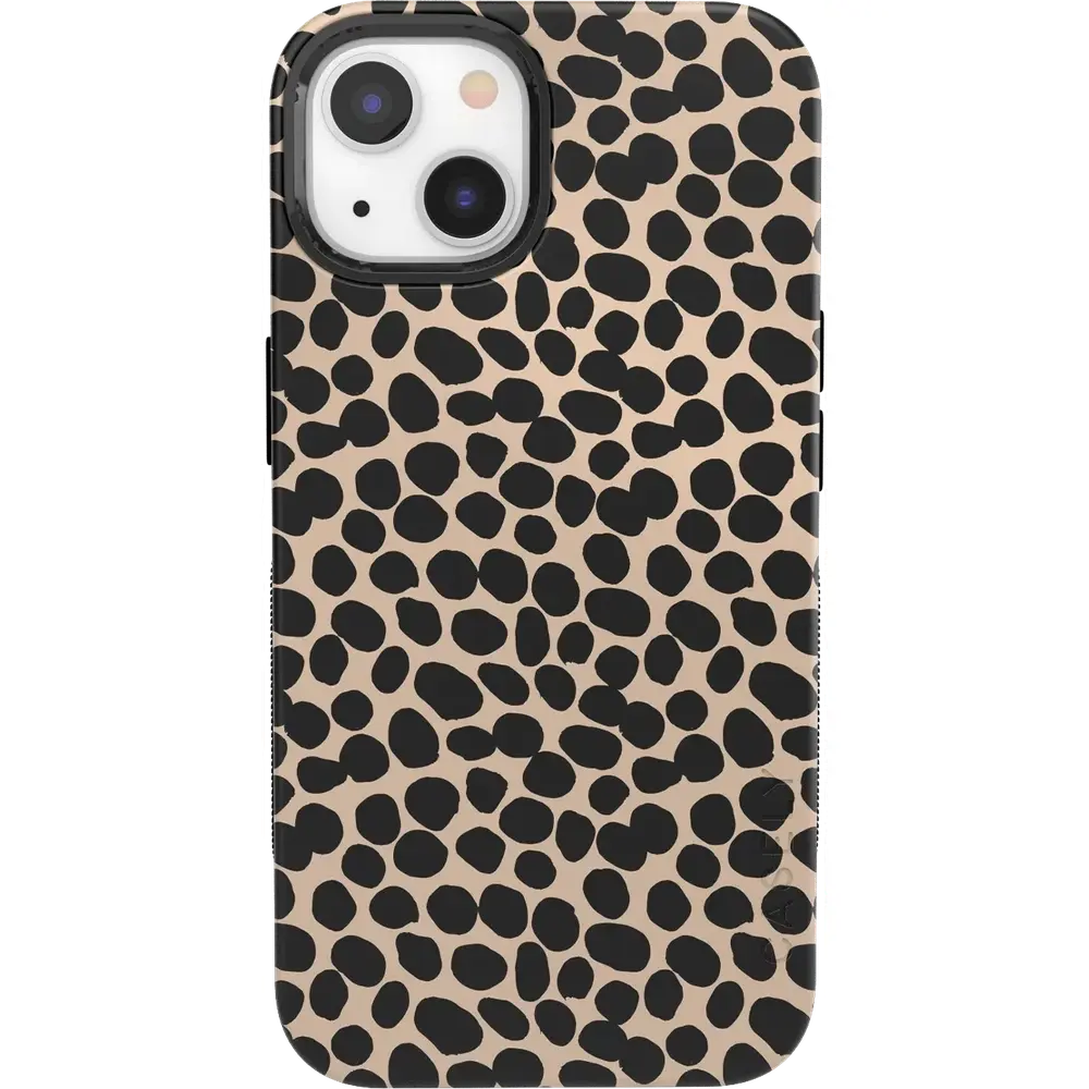 Casely iPhone 13 Case | Lost in Spots | Cheetah Print | Bold Protective Design | Compatible with MagSafe