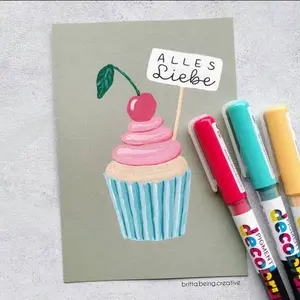 Karin Pigment DecoBrush - Perfect for Scrapbooking and Card Making