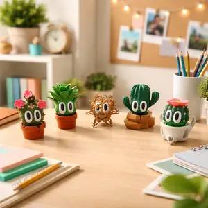 🌵 Blob Desert Plants – Cute 3D Printed Cactus Desk Decor