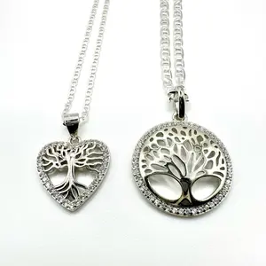Tree of Life Pendant in 925 Sterling Silver | Includes Chain