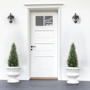 Bellacat 3ft/4ft/5ft/6ft/7ft UV Resistant Artificial Topiary Trees Outdoor Faux Cedar Tree with Full Realistic Leaves for Front Door Porch Patio Deck Balcony Yard Decor 1/2Pack - Decorative