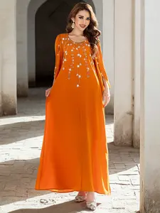 Women's Casual Handmade Embroidered Dress, Elegant Design, Perfect for Daily Wear & Special Occasions