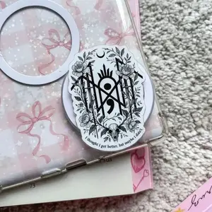 Sleep Token Fan Phone Grip, Gothic Style Accessory for Metal Lovers