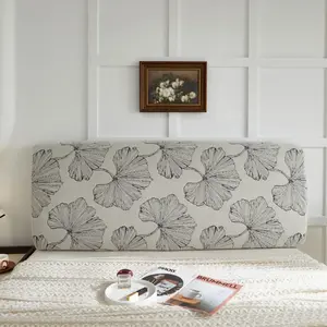 Elegant Multi-Color Bed Headboard Cover, Soft Fabric Elastic Dustproof Design, Fits 1.2m-2.2m Beds, Home Decor Essential