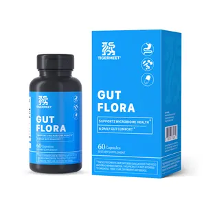 TigerMeet Gut Flora – Daily Gut Health, Digestive Microbiome & Immune Support for Men and Women with Prebiotics & Postbiotics