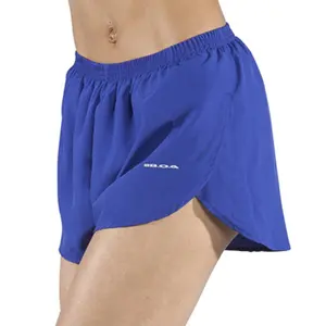 Women's Solid 1" Elite Split Shorts - Royal Blue