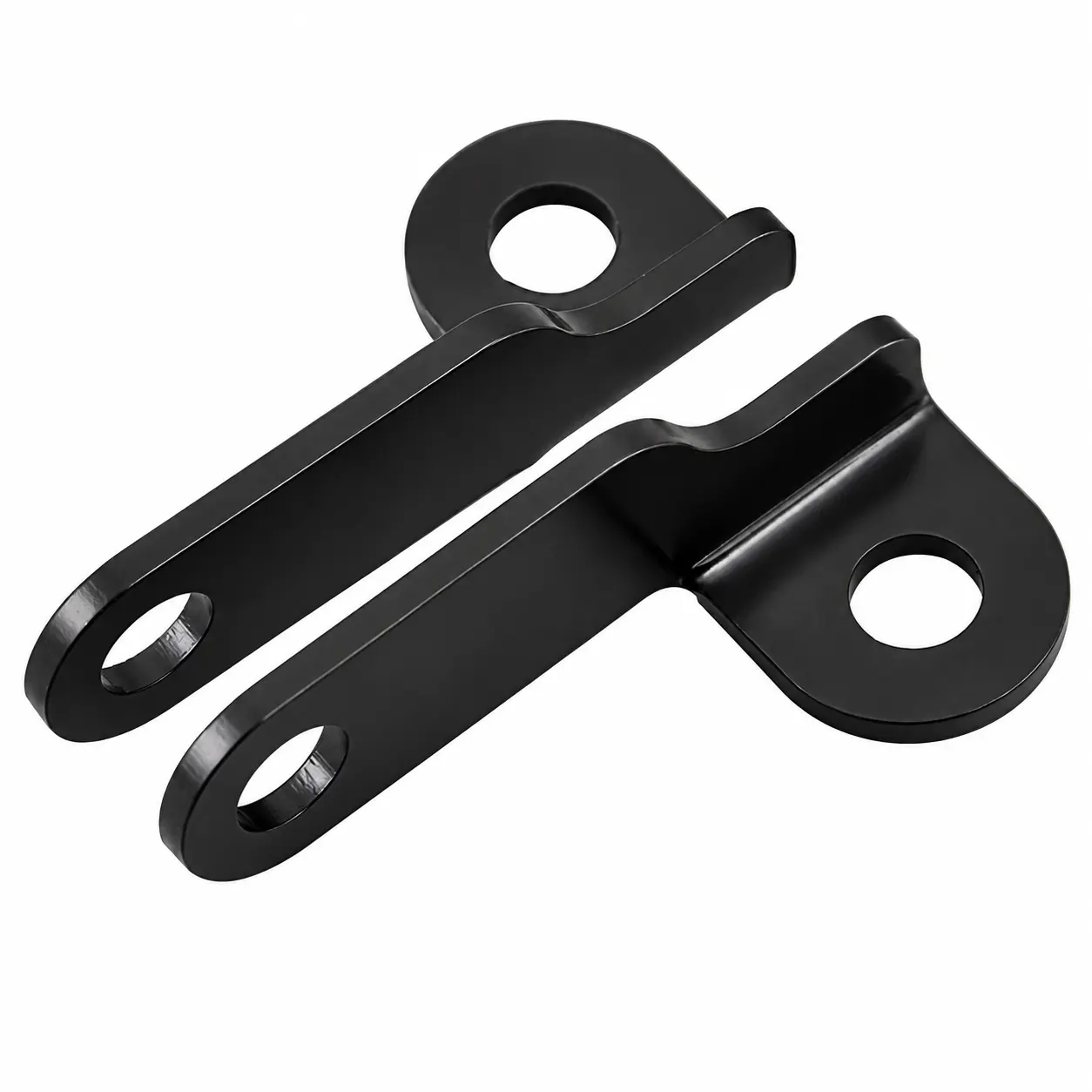 Motorcycle Turn Signal Relocation Bracket Mount Kit - Clean Look Metal-Aluminum Screw-On, 2 Pieces with Mounting Screws Included, Specific Fit for Harley Dyna, Sportster Models to Reposition Turn Signals