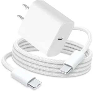 20W Fast Charger for  16E 15/16 Pro Max, AirPods 4 4th, Airpods Pro 2nd Gen, Solo 4/ 2024/Powerbeats Pro 2 USB TPYE C  Cord  Compatible  TV Remote, Ipad 11 A16 2025