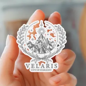 Velaris Sticker - ACOTAR Inspired City of Starlight Kindle Sticker, Glossy Finish Decoration