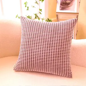 Polyester Blend soft hand feeling Throw Pillow (With 450g Insert) size 18"x18" pack 1 or 2