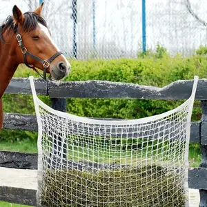 Durable Slow Feed Hay Net, Easy Fill Large Opening Design Hay Feeder, Pet Feeding Tool for Horses & Goats