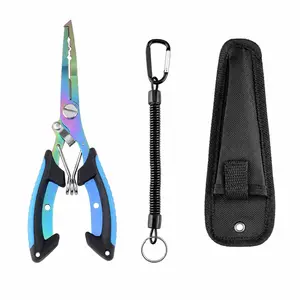 Multifunctional Fishing Plier with Storage Bag, Stainless Steel Fishing Plier, Fishing Line Cutter, Outdoor Fishing Accessories, Fishing Gear