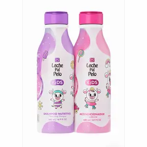 Leche Pal Pelo Kids Shampoo & Conditioner Nutritivo 440ml Gentle Nourishing Haircare Solution for Children/ shampoo y acondicionador nutritivo para niños