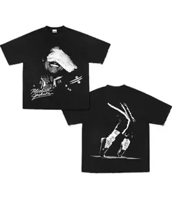 Michael Jackson Tee Unisex Shirt Pop Shirt, Pop Tee, Music Fans Shirt, Michael Jackson Merch Gift for Him Gift For Her, Y2K Womenswear Graphic Tee Top Crewneck Apparel