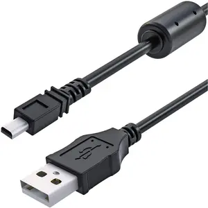 UC-E6 USB , 3- USB Mini-B Universal Digital Camera Data Transfer Cord Charger  Compatible for  CoolPix, L, D, P, Series Digital Camera