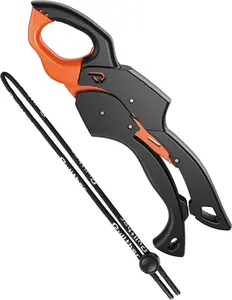 Fish Gripper 9.2",Fish Grabber Tool with Lanyard,Fish Holder for Saltwater