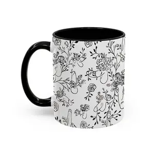 Funny Flower Peens Pattern Mug, Flower Peens Pattern, Pattern humor, Hidden Pattern Joke, Gag Gift, Coffee Drinkware Beverage, Gift for Friend, Family, Coworke