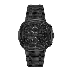JBW Men's Heist IP Black Stainless Steel Diamond Watch