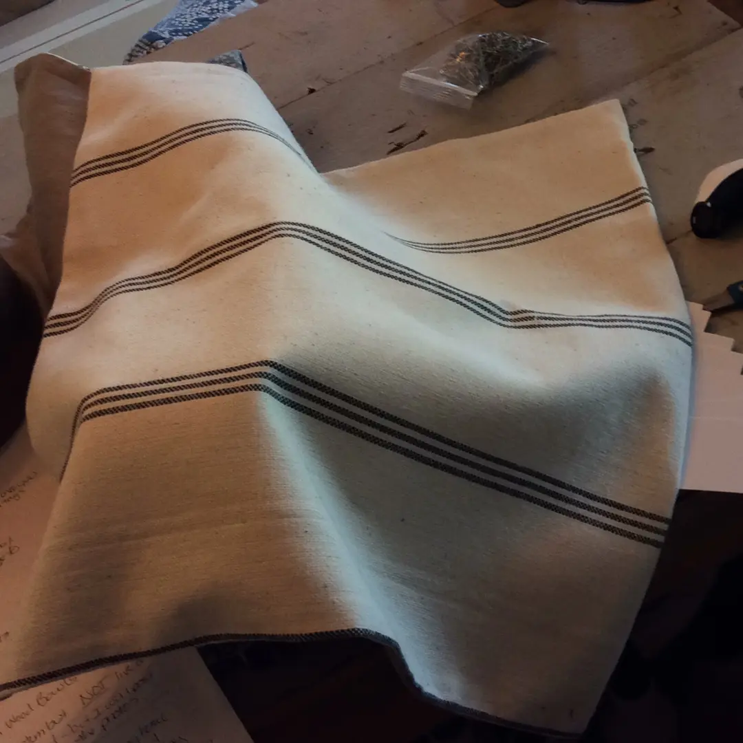 Striped Linen Pillow