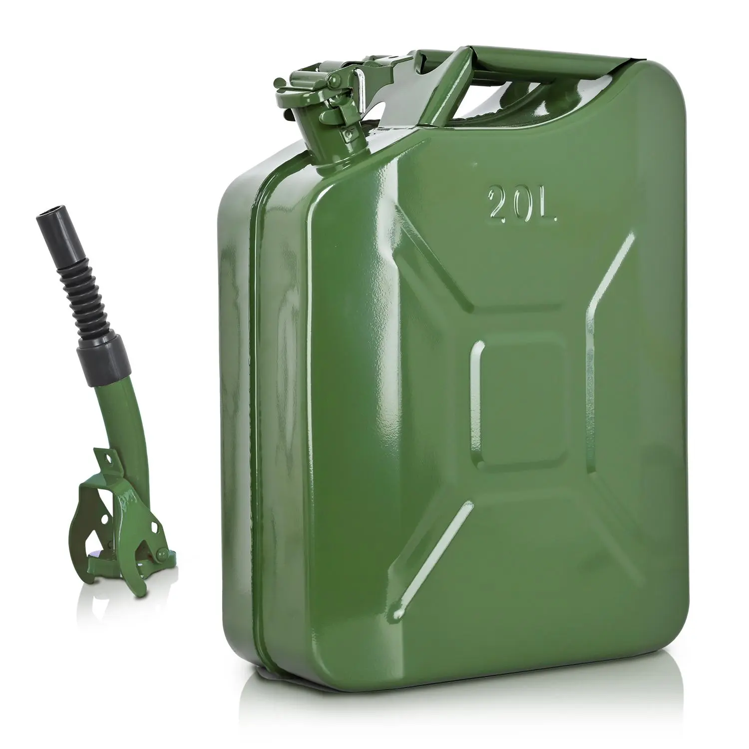 Nilight 5gal Green American-Style Automotive Fuel Storage Container, 1-Pack Automotive Maintenance Tool for Car Repair, Automotive Maintenance Tools