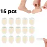 15 pcs self-adhesive gel heel protection pad - comfortable foot cushion, suitable for foot care pad to reduce heel pressure, prevent grinding blisters, and relieve heel discomfort