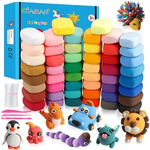24/50 Color Air Dry Clay Set, Ultra Light Clay with Sculpting Tools, DIY Handicrafts