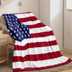 USA throw size blanket 51 x 63 inches blanket