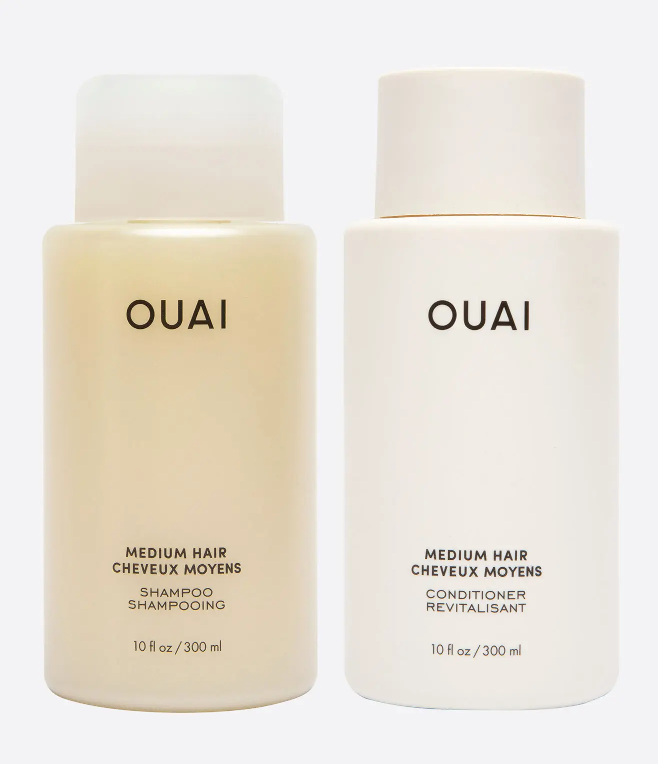 OUAI Medium Hair Shampoo & Conditioner Bundle – To Hydrate, Strengthen & Smooth Your Hair
