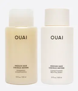 OUAI Medium Hair Shampoo & Conditioner Bundle – To Hydrate, Strengthen & Smooth Your Hair