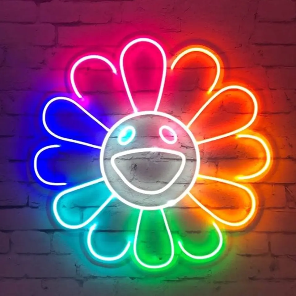 Takashi Murakami LED Neon Sign - Handmade and Personalized