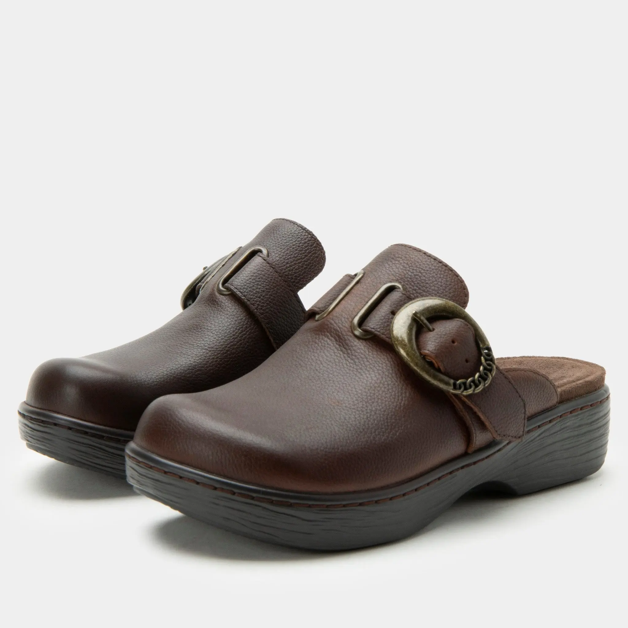 Alegria Osmosis Wood Look Rocker Comfort Arch Support Women's Clog