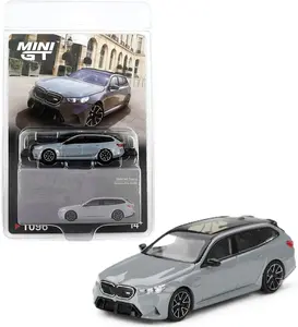 Mini GT 1:64 BMW M5 Touring (G99) Brooklyn Gray Metallic Diecast Model Car Limited Edition MGT01096