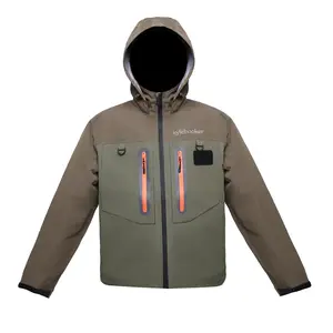 Kylebooker Fly Fishing Wading Jacket Outdoor Activities Waterproof Wader Jackets for Men and Women