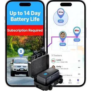 Spytec Atlas GPS Tracker for Vehicles & Kids (Subscription Required) | Up to 14-Day Battery Life | Waterproof Magnetic Case, Geofencing, Portable Real Time Mini GPS Car Tracker w/Lifetime Support