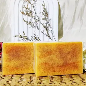 Turmeric & Kojic Acid Facial Soap, Shower Soap, Cleansing And Moisturizing Skin, High Quality Turmeric Soap Bar, Smoothing And Brightening Skin