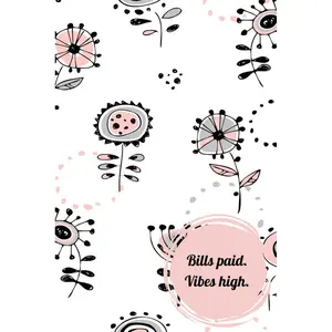 The Budget Book: Modern Black and White Edition a Mid Year Budgeting Notebook July 2025-July 2026: A Sleek, No-Nonsense Bill & Expense Tracker for Taking Control of Your Finances Paperback – May 25, 2025