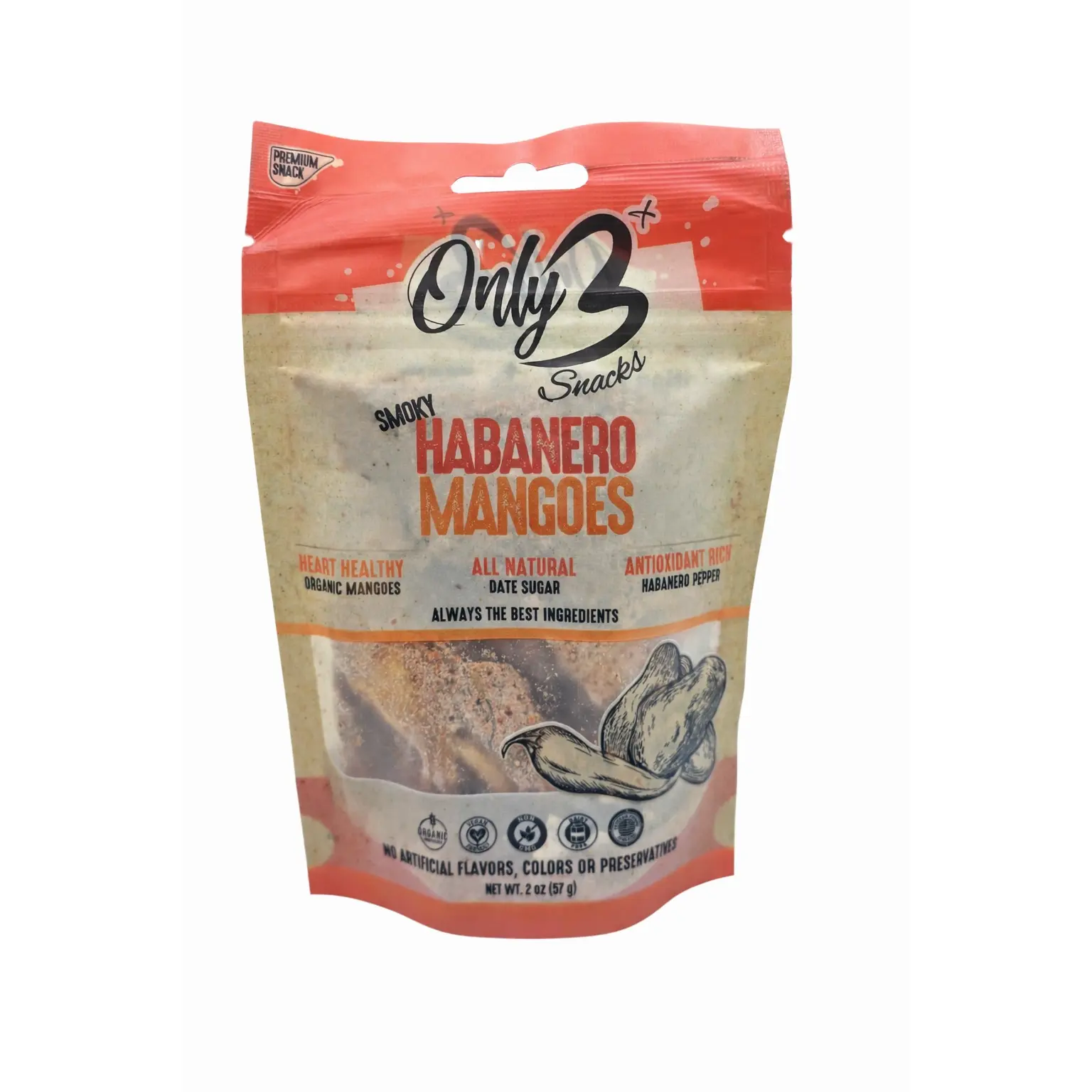 Smoky Habanero Mangoes Bundle: 3-Pack