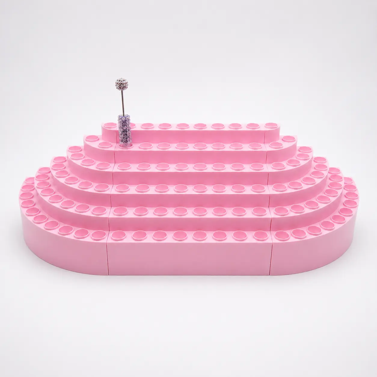 20mm Showcase Beadable Pen Display Stand, 110-Hole No-Wobble Pen Holder