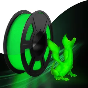 Night Glow Pla Filament, Neatly Wound Night Glow Pla 3D Printer Filament, 1.75mm Precision +/- 0.02mm, Suitable for Most Fdm 3D Printers, 250g