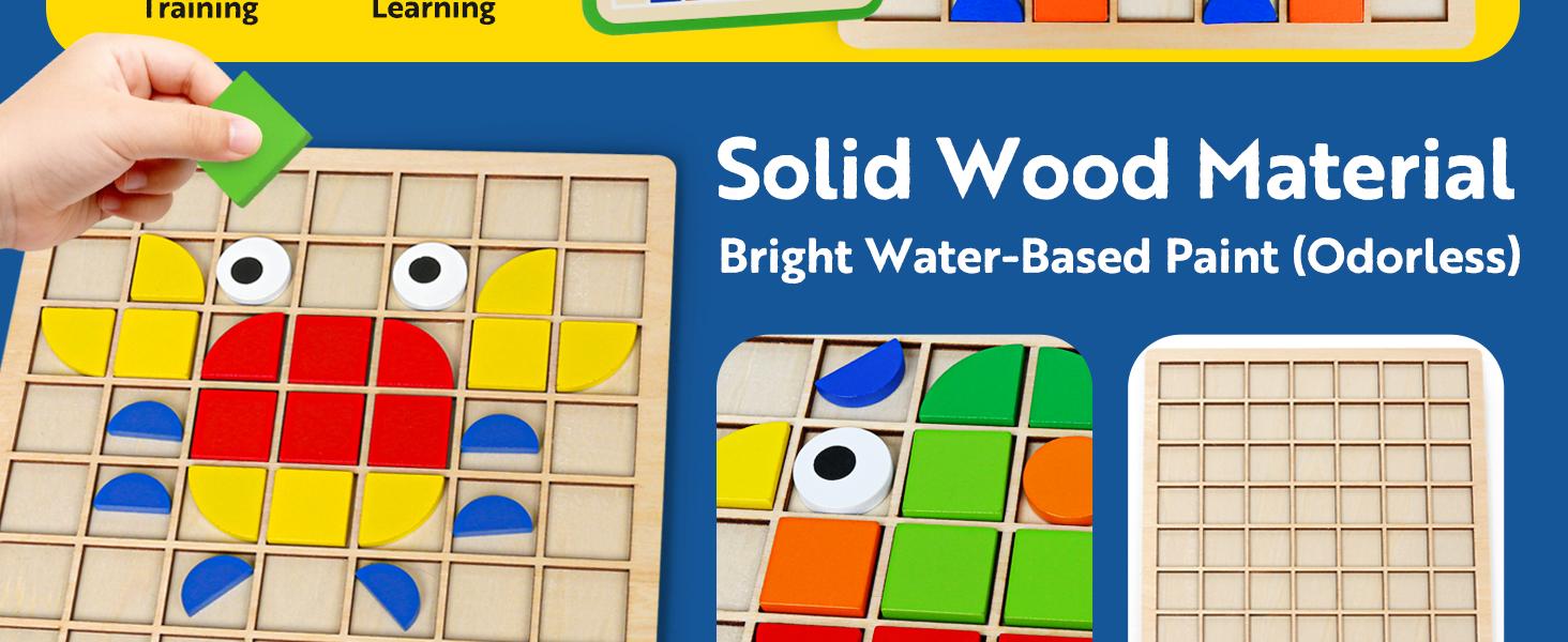 Wooden Puzzles for Kids Ages 3-8 | 120 PCS STEM Toys for Toddlers, 3D Animal Puzzle & Geometric Shape Blocks | Montessori Educational Toys for Preschool & Kindergarten, Gifts That Build Hand-Eye Coordination & Cognitive Skills