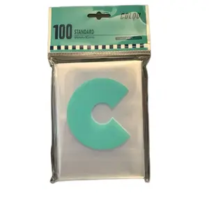 COLQI 100 Standard Penny Sleeves 6.6mm x 9.1mm Clear Protective Covers