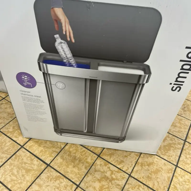 Simple human trash cans