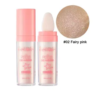 Fairy Dust Highlighting Powder Glitter Highlighter Makeup Full Body Pearlescent Glitter for Face Eyes Lips Hair Body Sparkling Summer Party Body Glitter Cosmetic Lightweight Non-Greasy Multi-Use